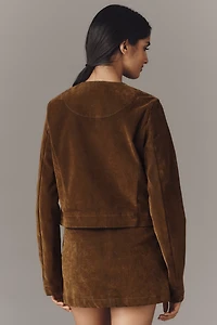 Joe's Jeans Flocked Faux-Suede Jacket