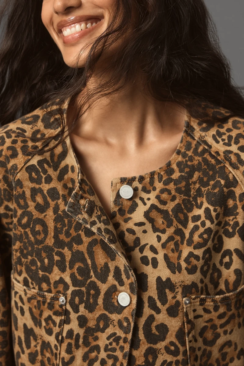 BLANKNYC Hear Me Roar Cropped Utility Jacket