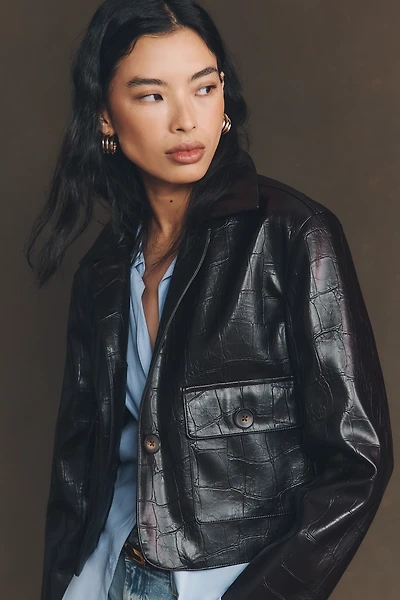 BLANKNYC Inner Drive Faux-Leather Jacket