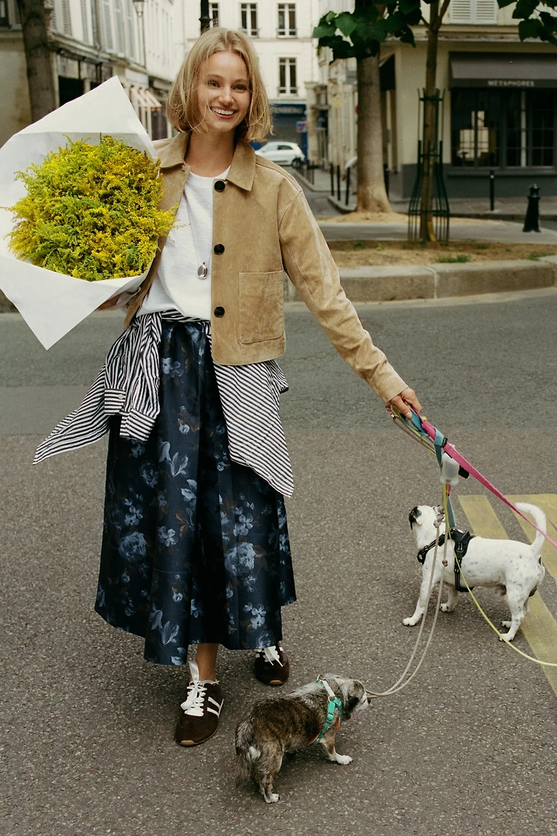 BLANKNYC Real Suede Crop Jacket