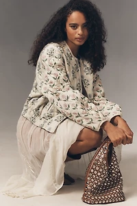 BLANKNYC Block Party Floral Quilted Jacket