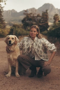 BLANKNYC Block Party Floral Quilted Jacket