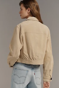 BLANKNYC Morning Latte Suede Jacket