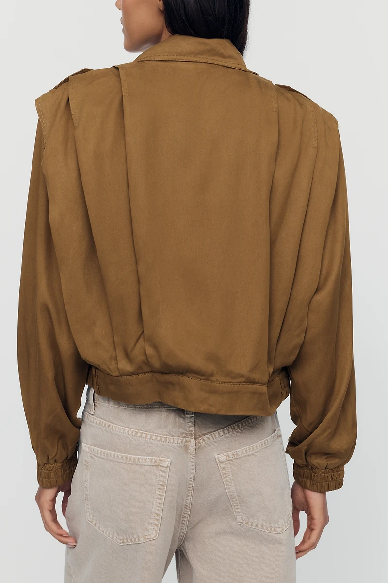 BLANKNYC Secret Sauce Cropped Jacket