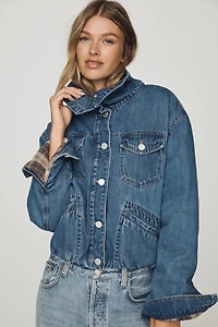 BLANKNYC Side Quest Funnel-Neck Jacket