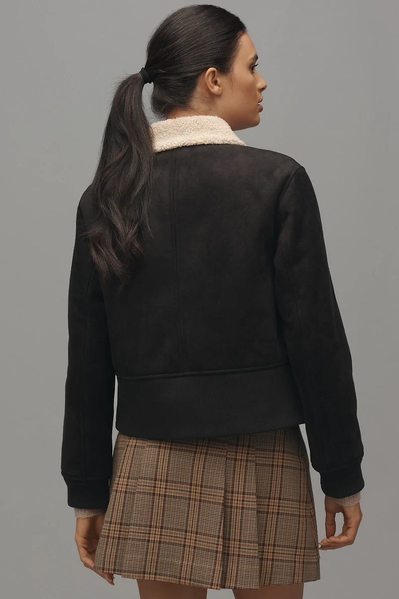 Velvet by Graham & Spencer Sherpa-Lined Jacket
