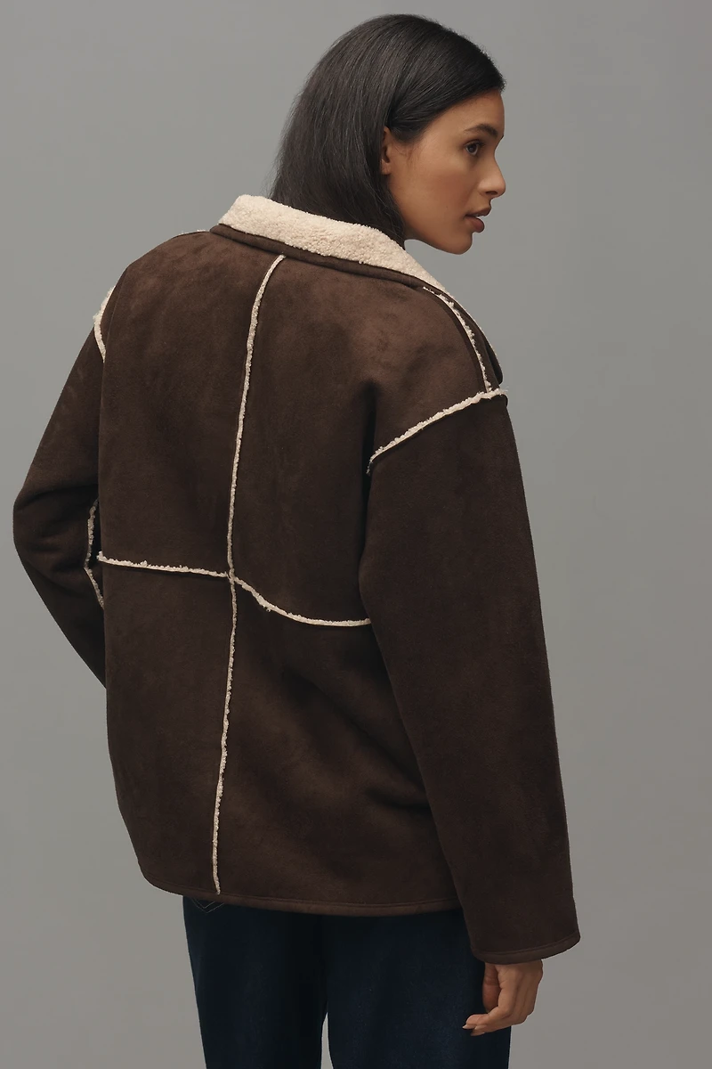 Velvet by Graham & Spencer Shona Sherpa Reversible Jacket