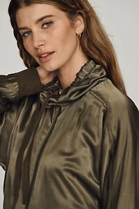 Marrakech Emilia Satin Bomber Jacket