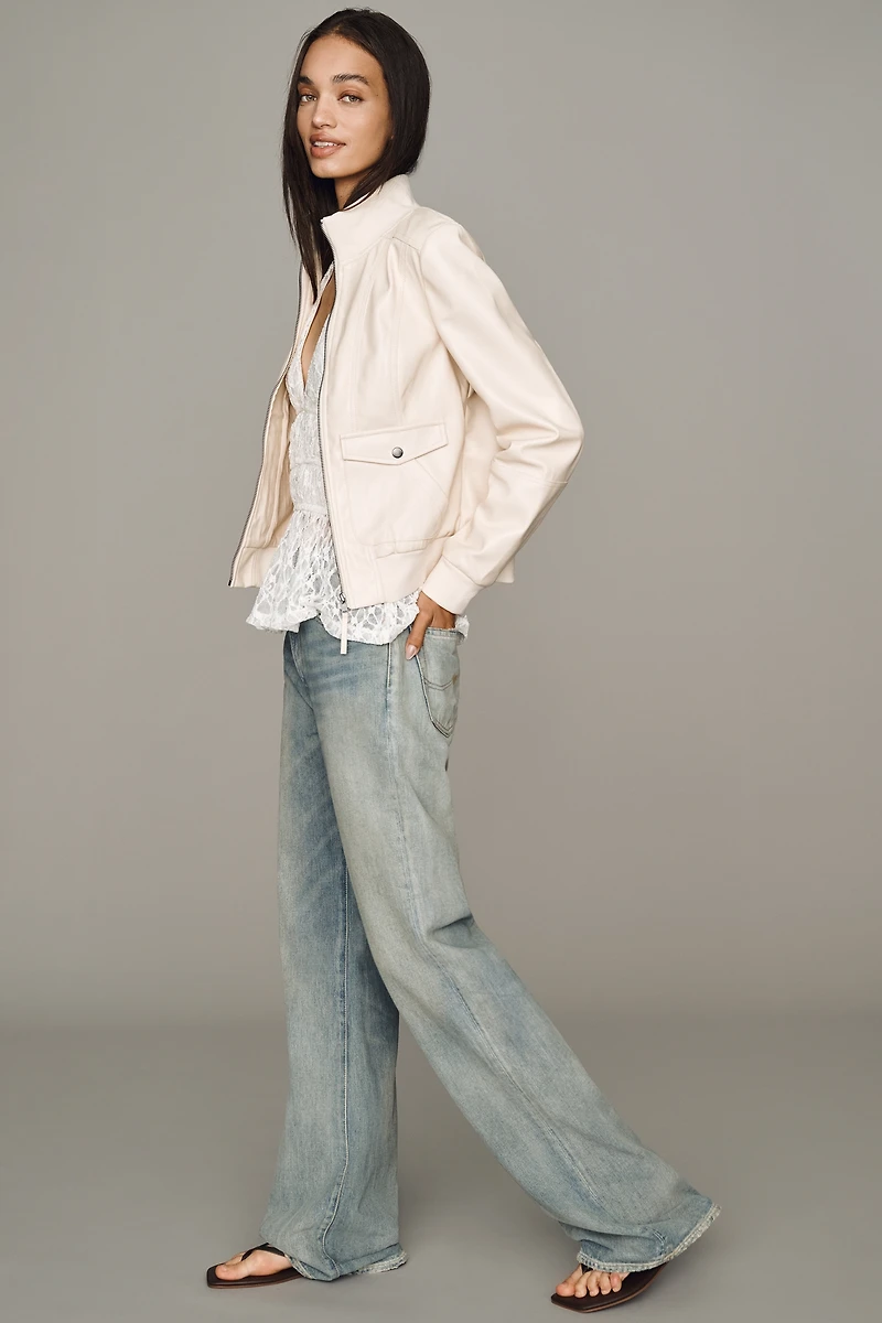 Marrakech Serene Faux-Leather Jacket