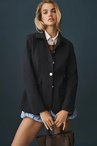 DOLAN Ponte Military Blazer