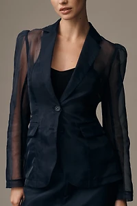 Dolan Left Coast Sheer Organza Blazer