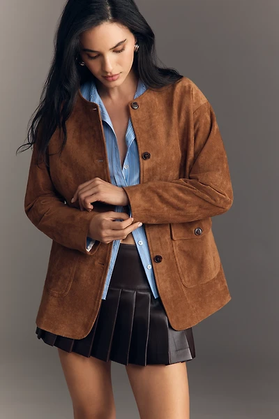 Dolan Faux Suede Blazer