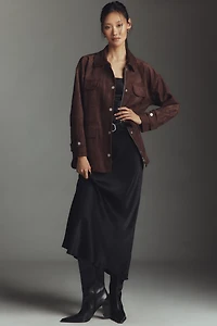 Dolan Faux-Suede Utility Jacket