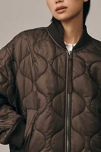 AGOLDE Isla Quilted Bomber Jacket