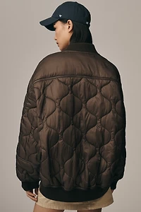 AGOLDE Isla Quilted Bomber Jacket