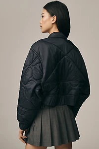 AGOLDE Iona Quilted Bomber Jacket
