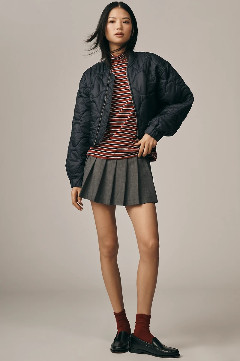 AGOLDE Iona Quilted Bomber Jacket