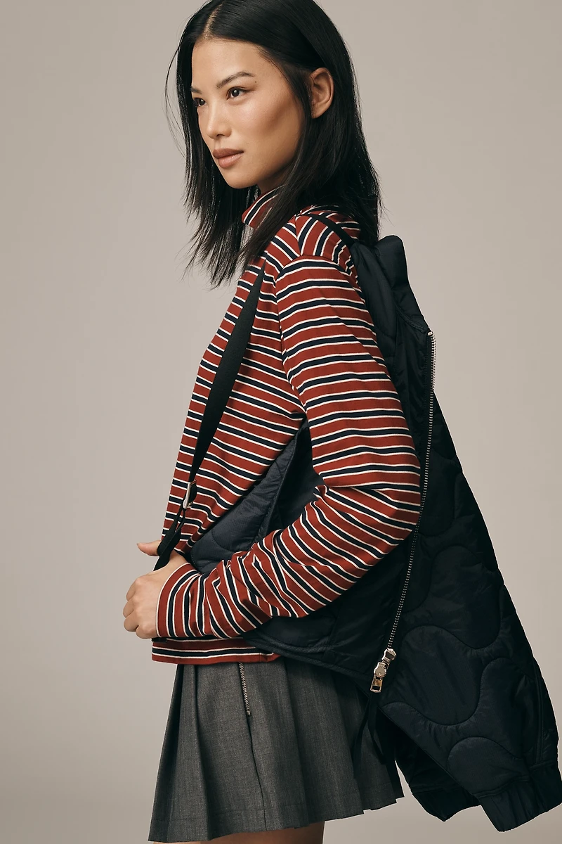 AGOLDE Iona Quilted Bomber Jacket