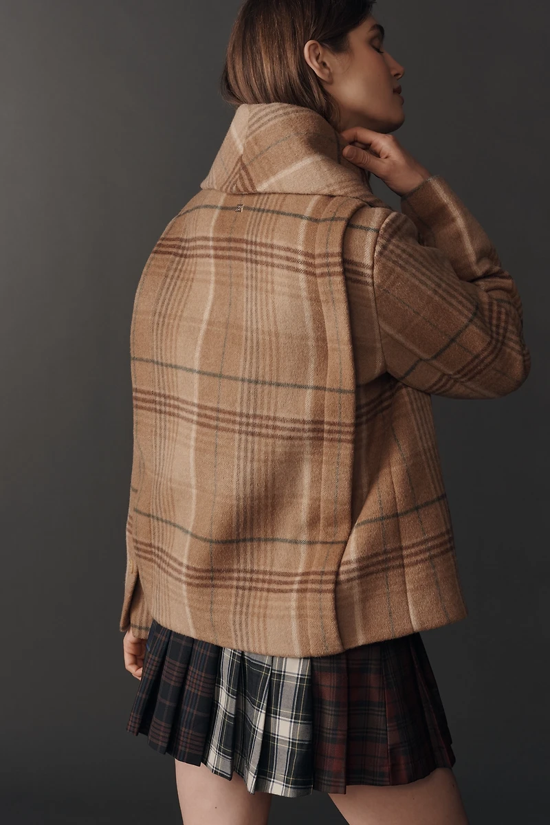 Soia & Kyo Double-Breasted Wool Jacket