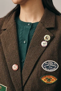 FOUND Patches Oversized Blazer