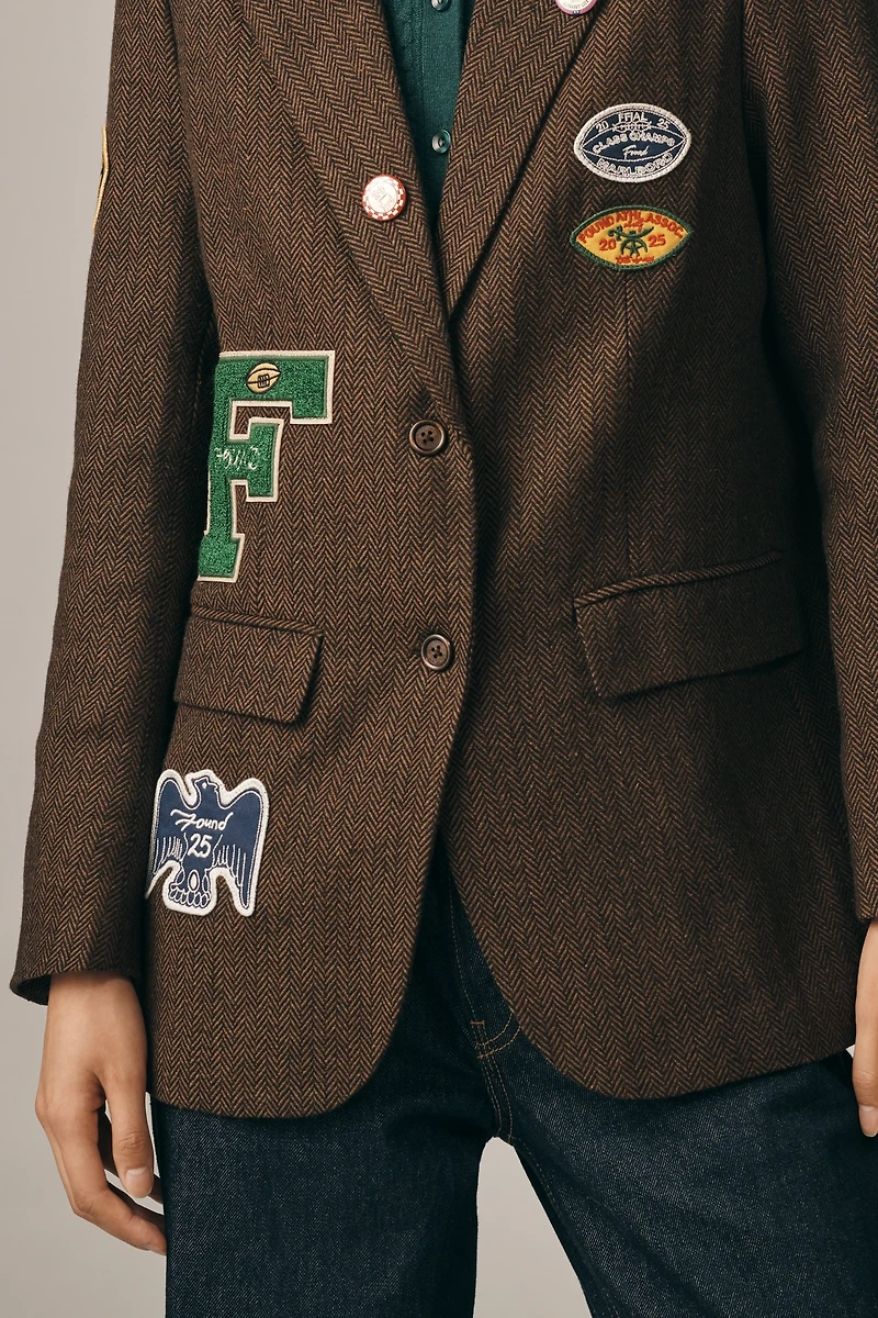 FOUND Patches Oversized Blazer
