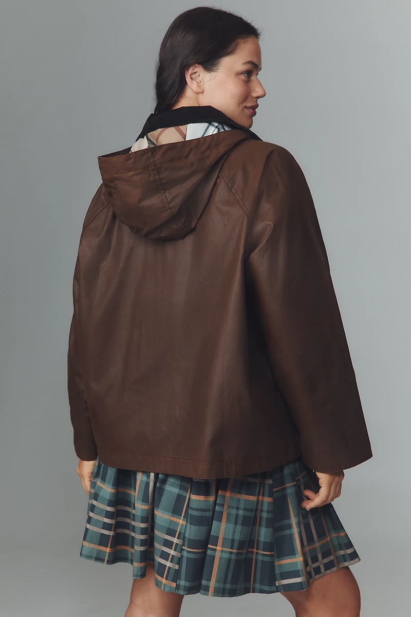 Barbour Myra Waxed Cotton Duffle Coat