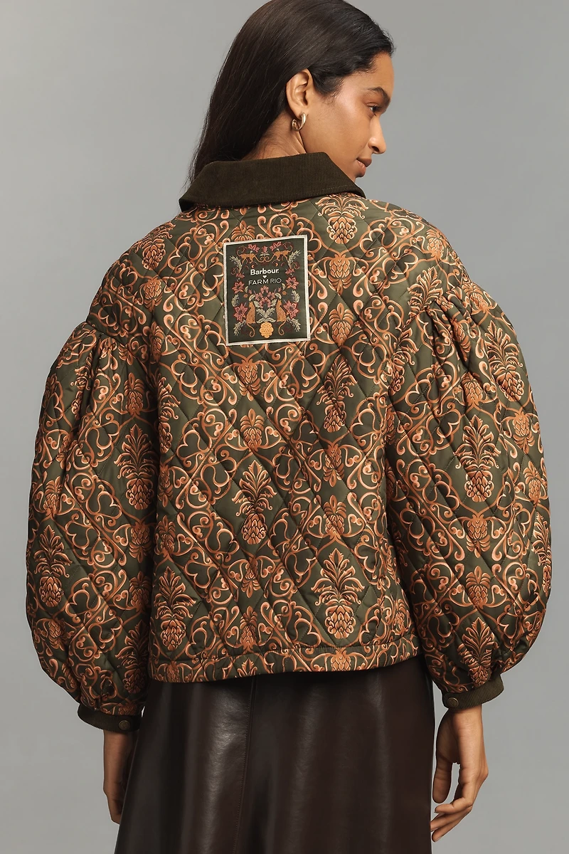 Barbour x Farm Rio Luisa Quilted Jacket