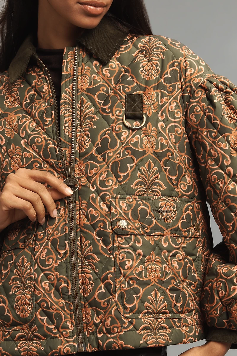 Barbour x Farm Rio Luisa Quilted Jacket