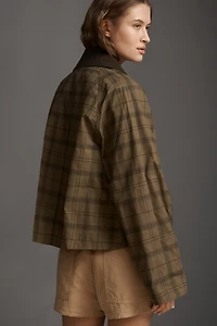 Barbour Tartan Cropped Beadnell Jacket