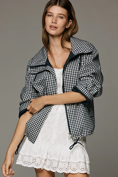 Barbour Bronwyn Check Showerproof Jacket