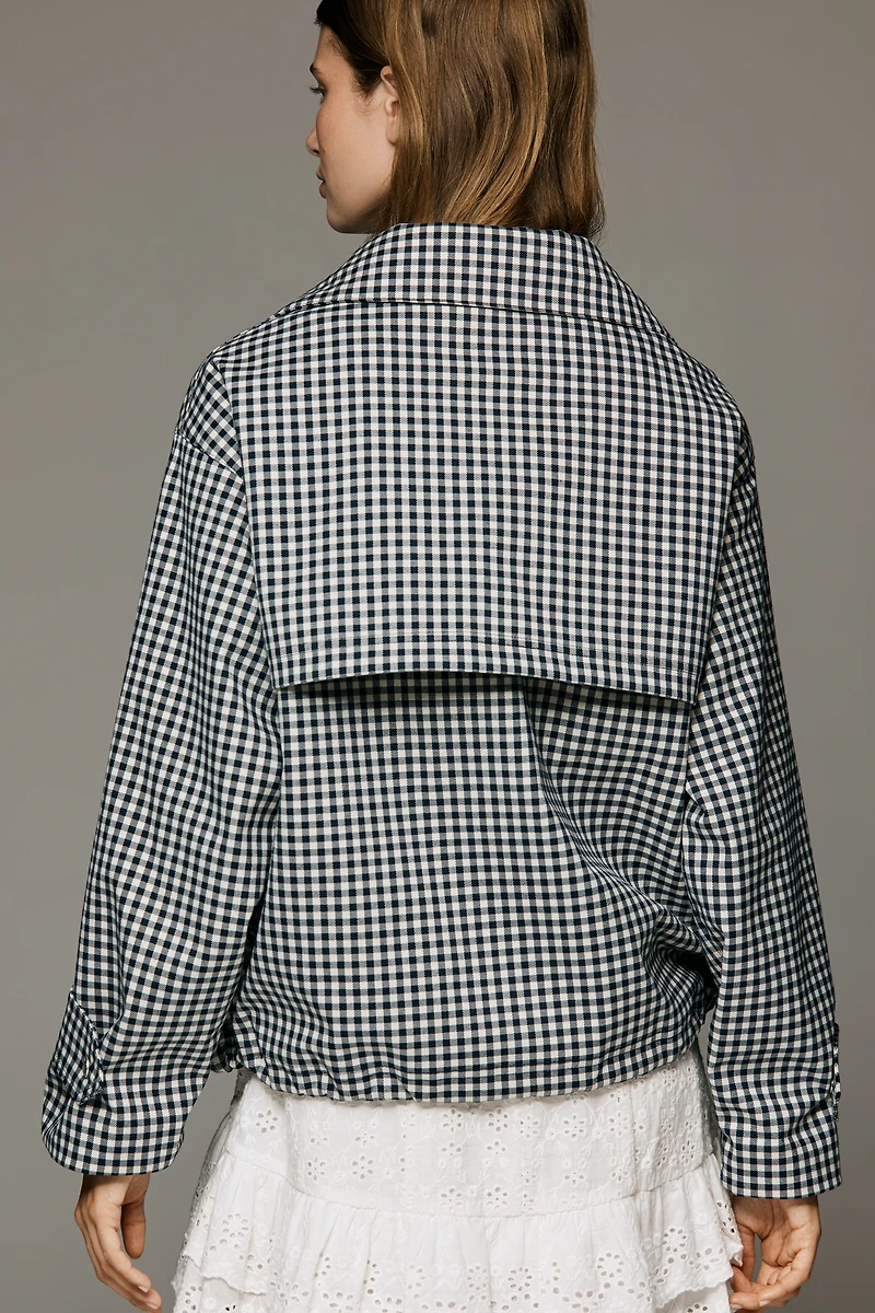 Barbour Bronwyn Check Showerproof Jacket