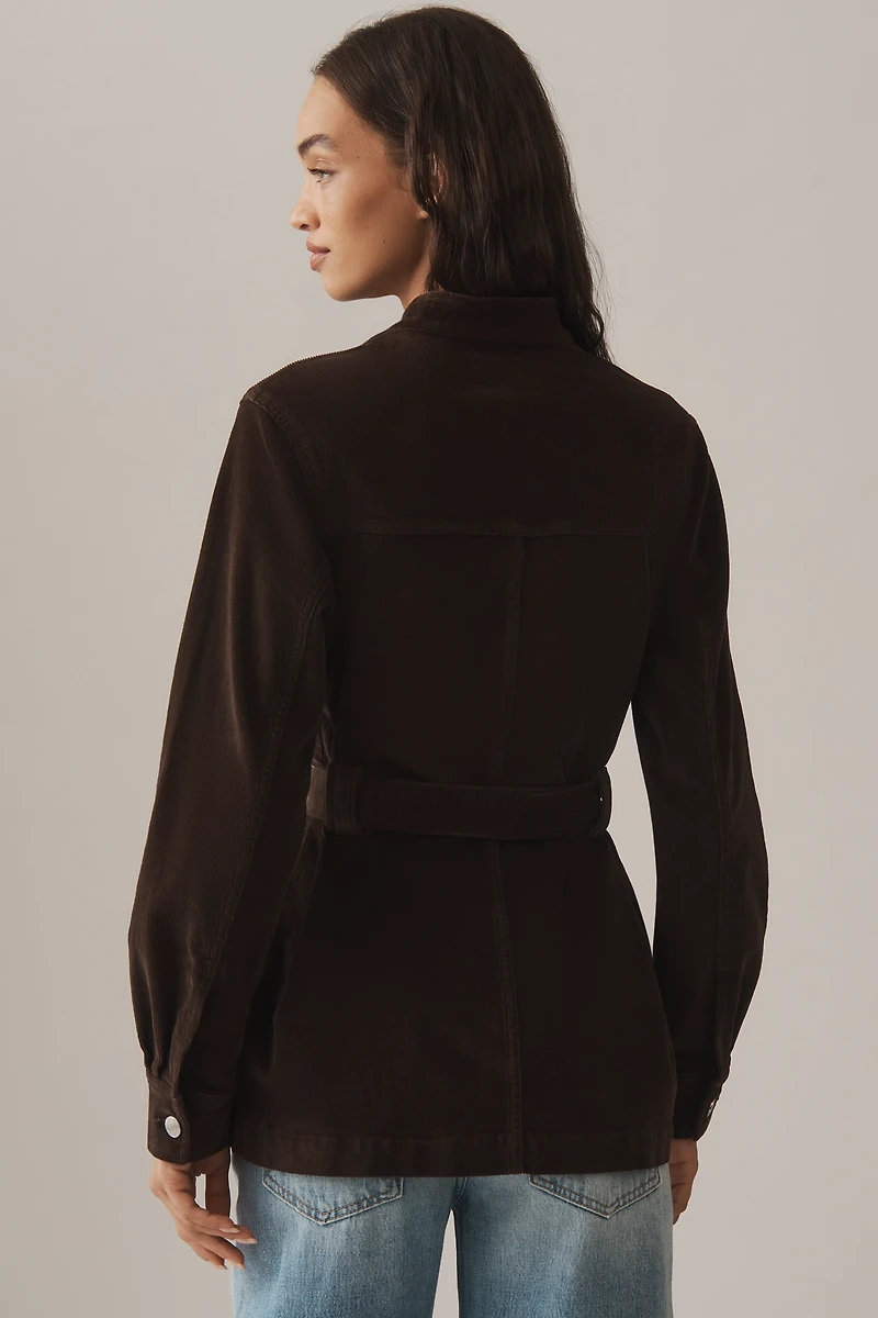 DL1961 Corduroy Belted Utility Jacket