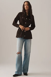 DL1961 Corduroy Belted Utility Jacket