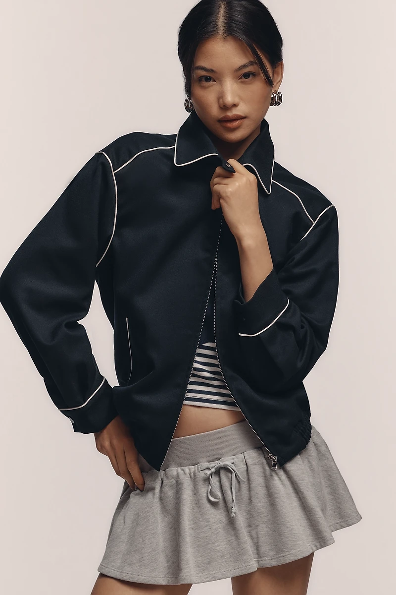 English Factory Collared Bomber Jacket