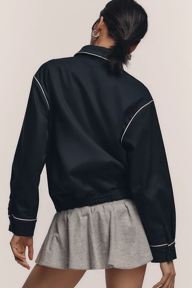 English Factory Collared Bomber Jacket