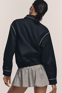 English Factory Collared Bomber Jacket