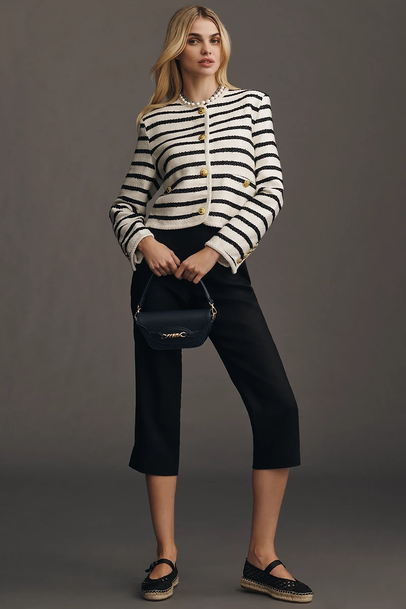 English Factory Stripe Tweed Lady Jacket