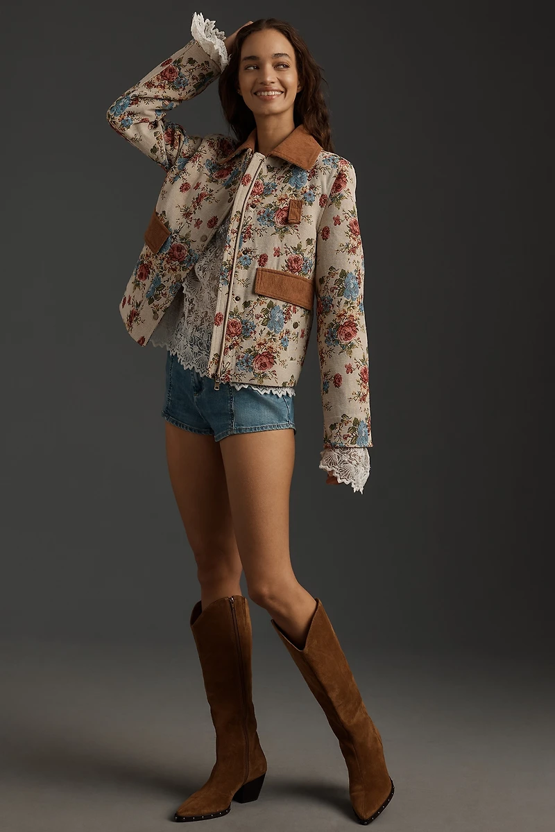 Avec Les Filles Floral Jacket