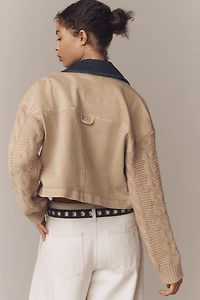 Avec Les Filles Crop Chore Jacket