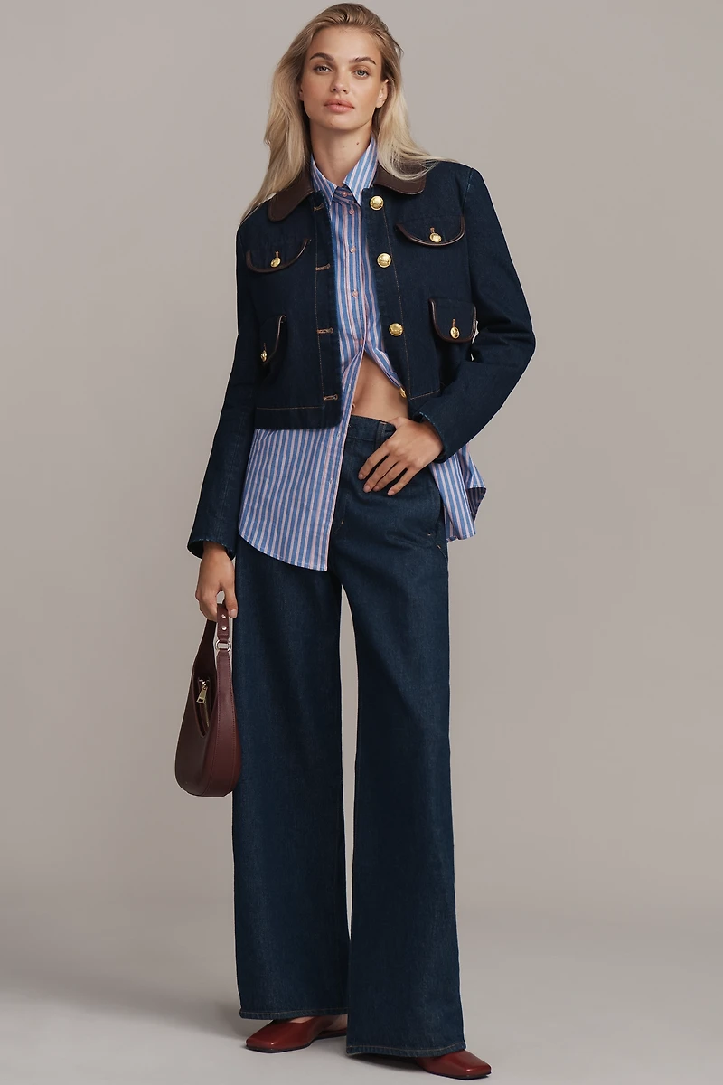 Avec Les Filles Denim Lady Jacket