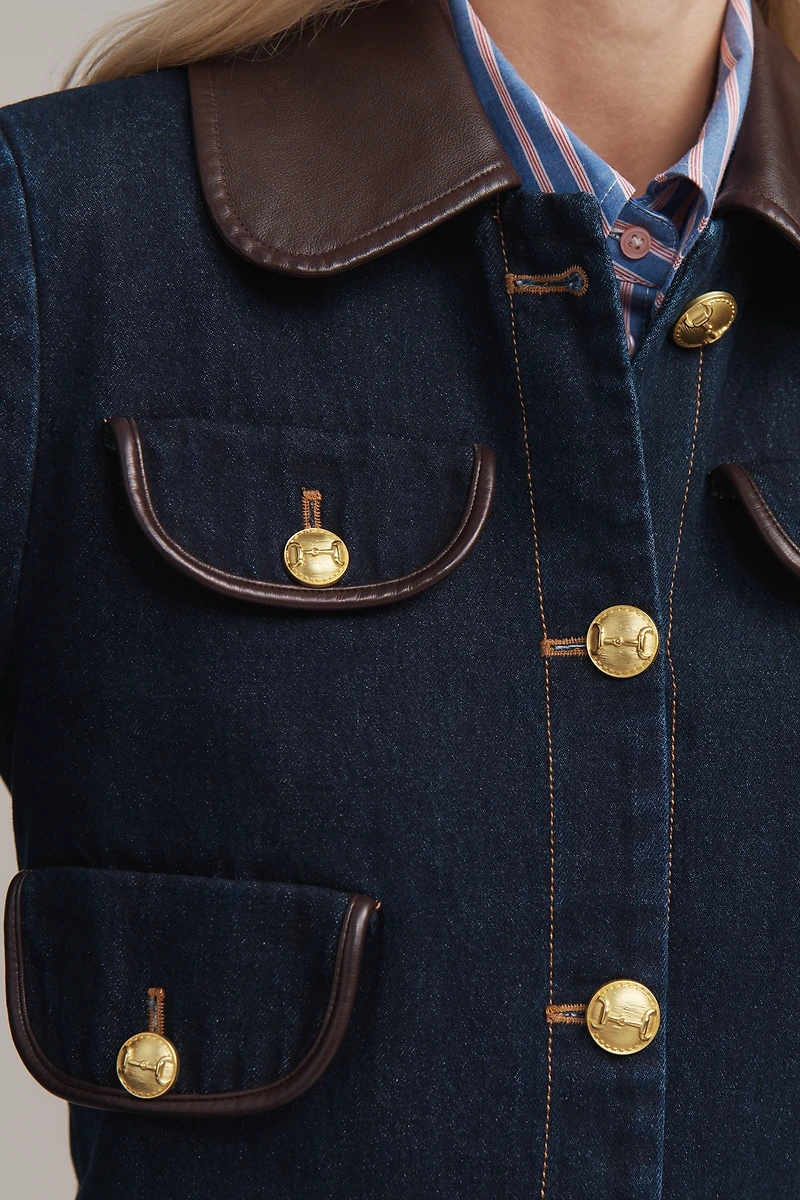 Avec Les Filles Denim Lady Jacket