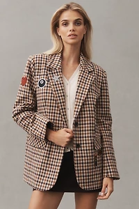 Avec Les Filles Patchwork Blazer