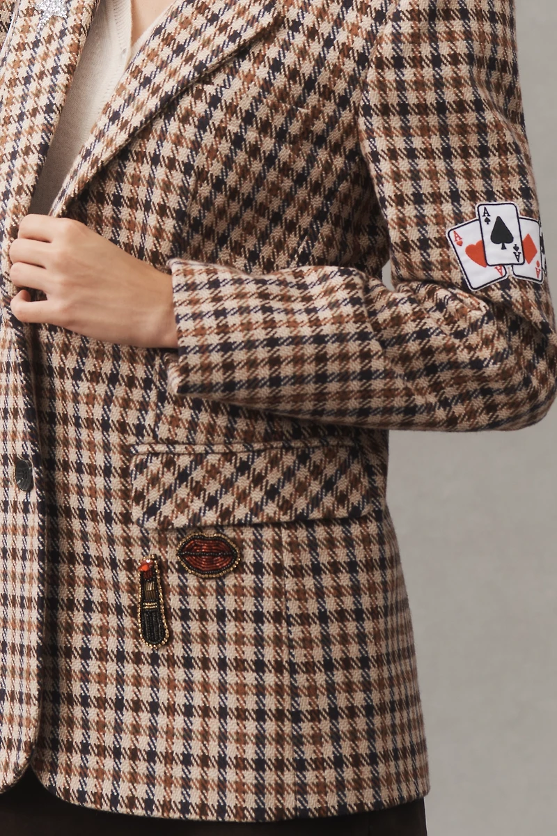 Avec Les Filles Patchwork Blazer