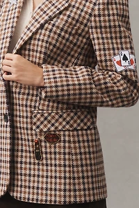 Avec Les Filles Patchwork Blazer