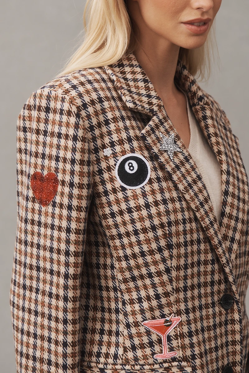 Avec Les Filles Patchwork Blazer