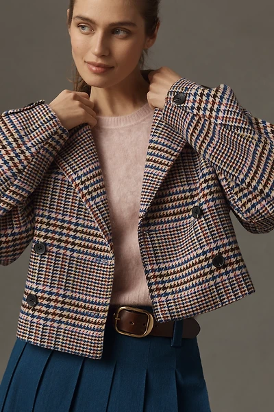 Avec Les Filles Cropped Boxy Jacket