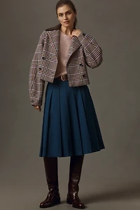 Avec Les Filles Cropped Boxy Jacket