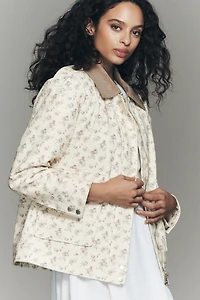 Avec Les Filles Floral Bomber Jacket