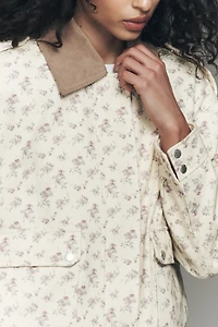 Avec Les Filles Floral Bomber Jacket