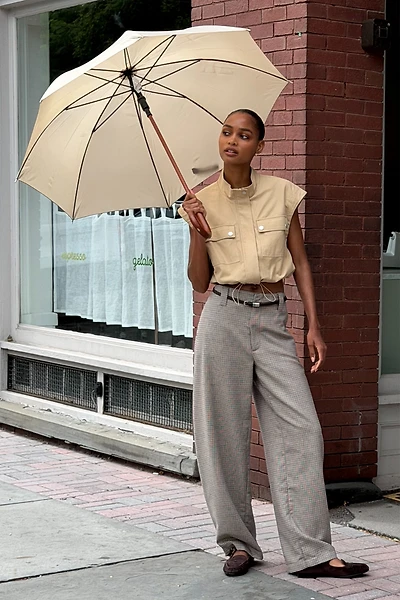 Avec Les Filles Cropped Cargo Vest